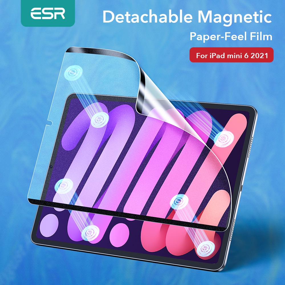 Miếng dán từ tính ESR bảo vệ màn hình cho iPad 9 2021/8/7 (10.2 inch) / Mini 6