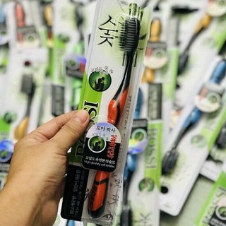 Bàn chải than tre hoạt tính bossi chuẩn Hàn Quốc - đầu bàn chải siêu mềm