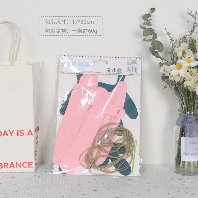 Dây treo happy birthday phong cách Hàn Quốc