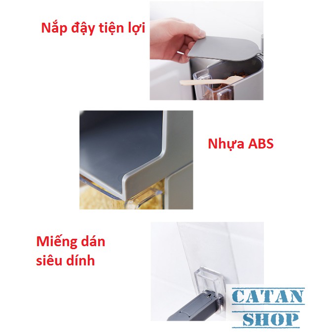 Kệ đựng gia vị nhựa 3 tầng, 4 tầng xoay 360 độ tiện lợi, tiết kiệm diện tích, an toàn