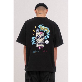 Áo Thun Cotton 100% Unisex Tay Lỡ Form Rộng - Skull Cool