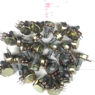 10 chiết áp 3 chân 1 hàng 5k .10k .20k .50k .100k 500k