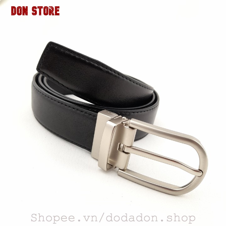 [HOT] Thắt Lưng Nam Kiểu Kim Cài Cao Cấp Chất Liệu Da Bò Thật 100% May Viền 3 Lớp Bền Bỉ (BH 12 THÁNG)