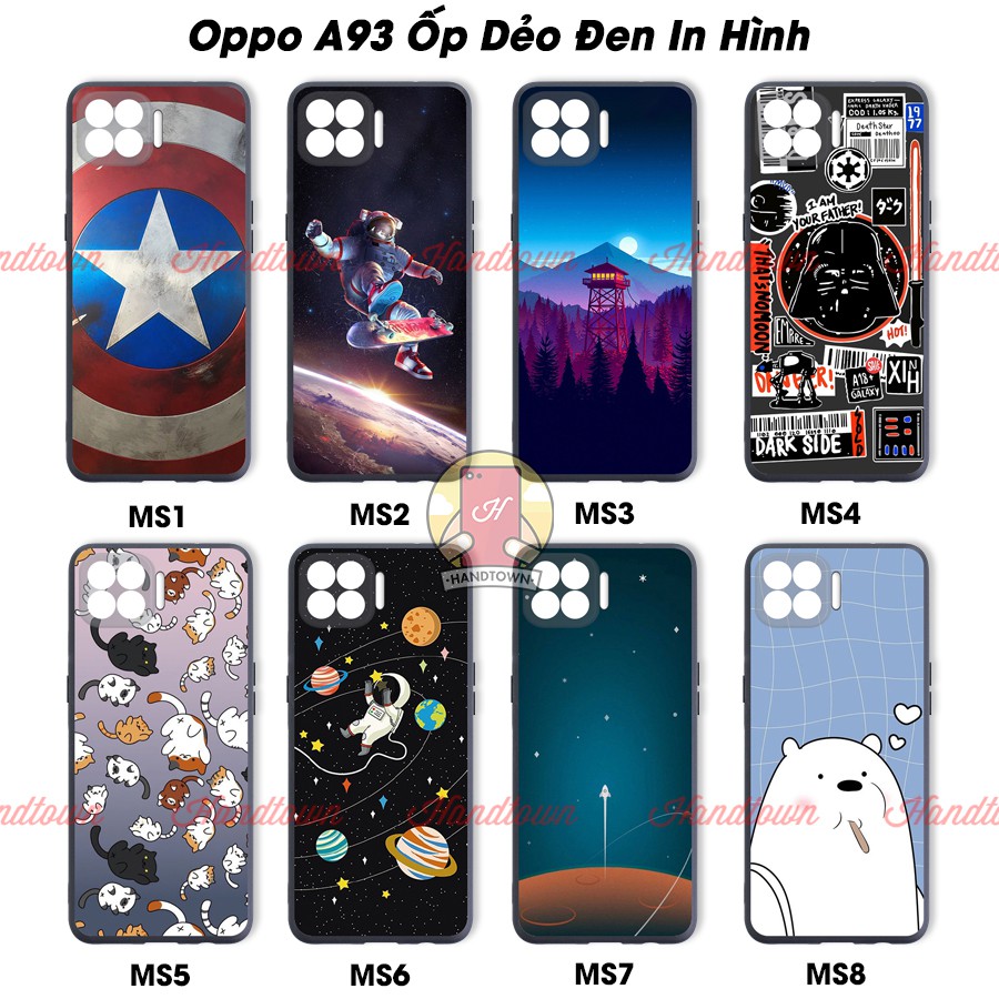 Ốp Lưng TPU Oppo A93 A94 Ốp Nhựa Dẻo Đen In Hình Nhiều Mẫu Phần A SIÊU BỀN