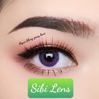 Aqua bling gray lens