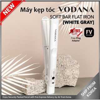 Máy kẹp tóc VODANA Soft Bar Flat Iron [White Gray]