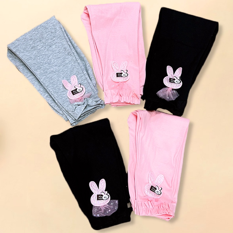 Quần tất cho bé gái 7-20kg mềm mịn Baby-S, Quần legging cho bé gái co giãn tốt họa tiết thỏ đáng yêu – SQ020