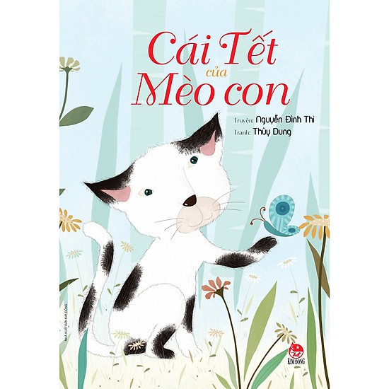 Sách - Cái tết của mèo con ( tranh màu )