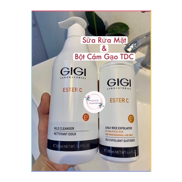 Sữa Rửa Mặt Làm Trắng Da GiGi Ester C Mild Cleanser