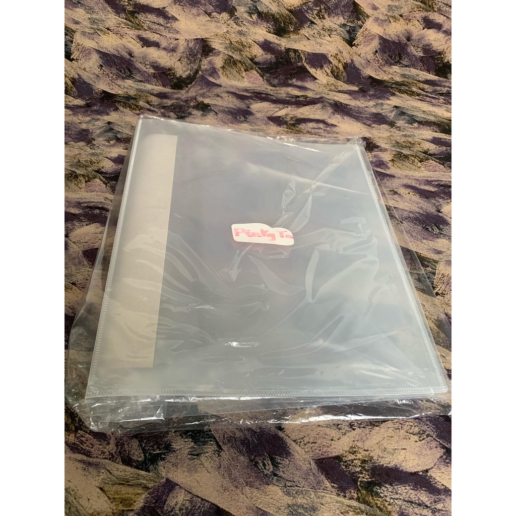 Bìa Binder A4 3 còng D cao ~4,5cm Nhựa Dẻo Mặt Trước Có Bìa Trong Để Ảnh Vỏ Trong Nhám