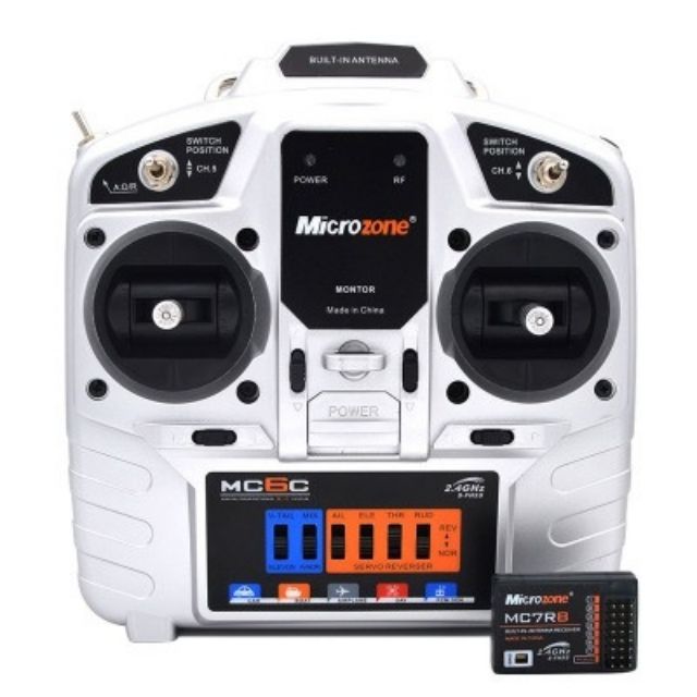 Tay điều khiển microzone mc6c + rx mcr7B 7 kênh bản nâng cấp