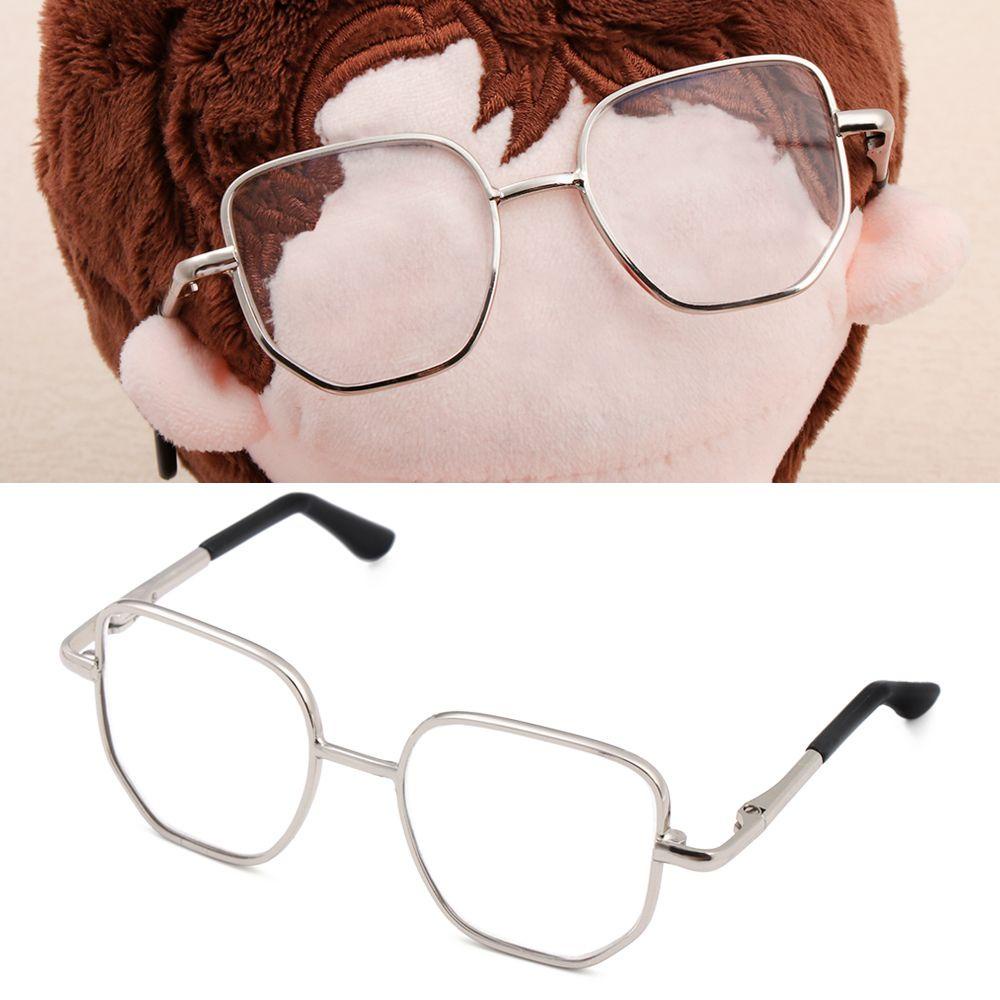 RAINBOW Cute Dolls Eyewear Mini Toy Eyeglasses Square Glasses Gift 1/6 1/12 BJD Fashion Retro Doll Accessories/Multicolor