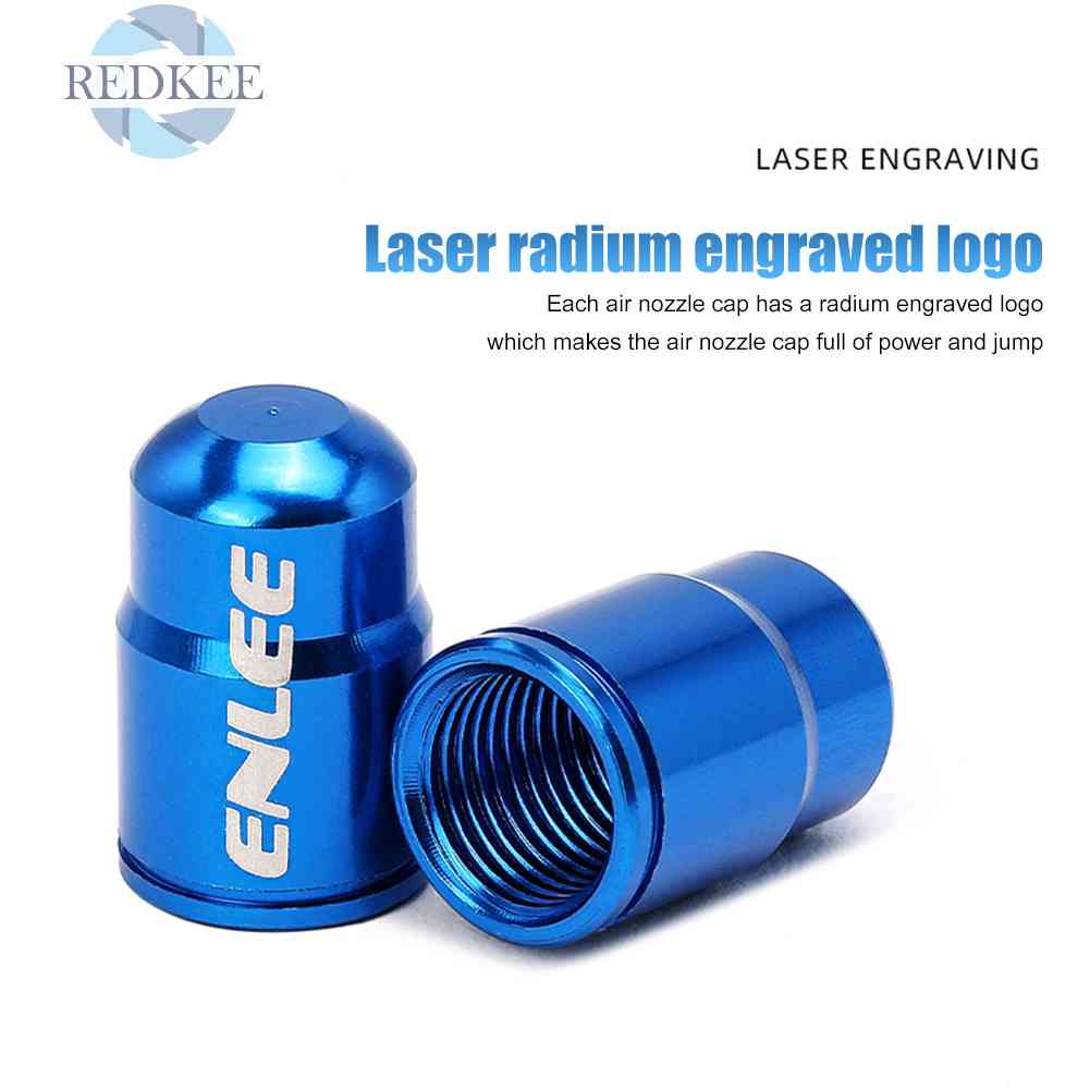 Bộ 2 Ốp Van Bánh Xe Đạp Bằng Hợp Kim Nhôm Cao Cấp