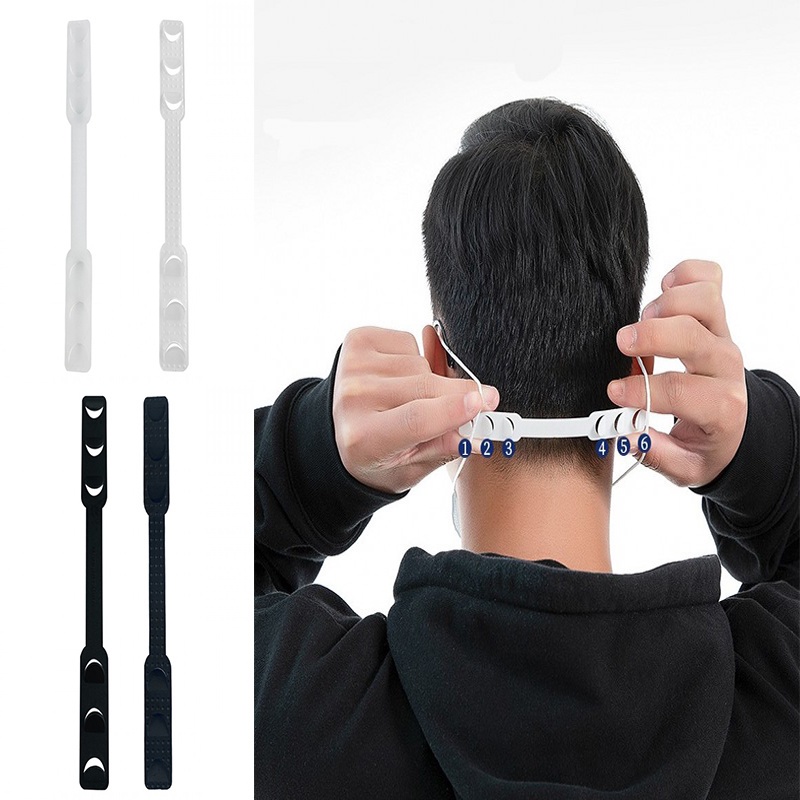 Dây silicon nới rộng khẩu trang điều chỉnh được giúp giảm áp lực và giảm đau tai cho trẻ em/thanh thiếu niên/người lớn