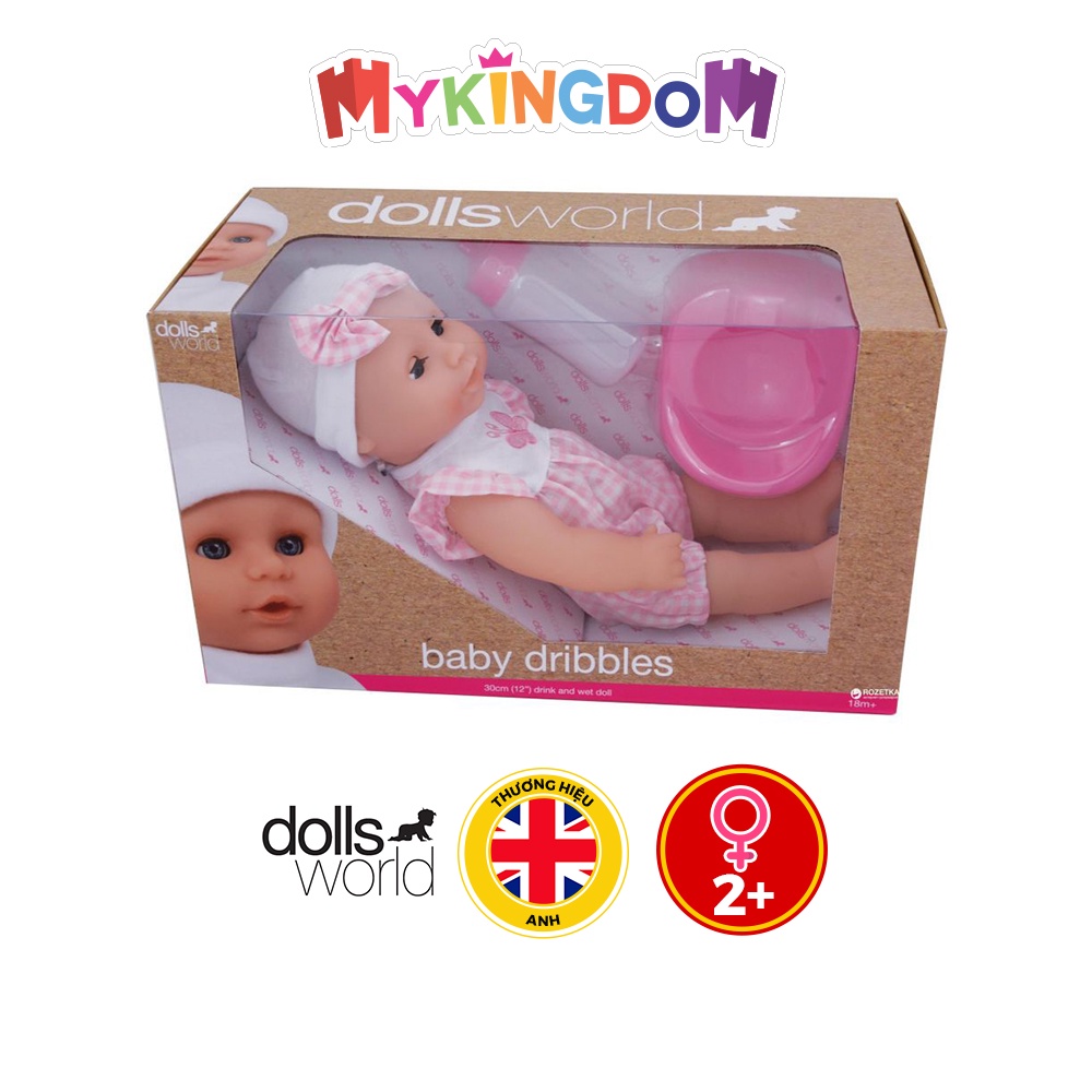 [Mã LIFEMKD3 giảm 100K đơn 499K] Búp bê DOLLSWORLD - Bé Chăm Em DW8495