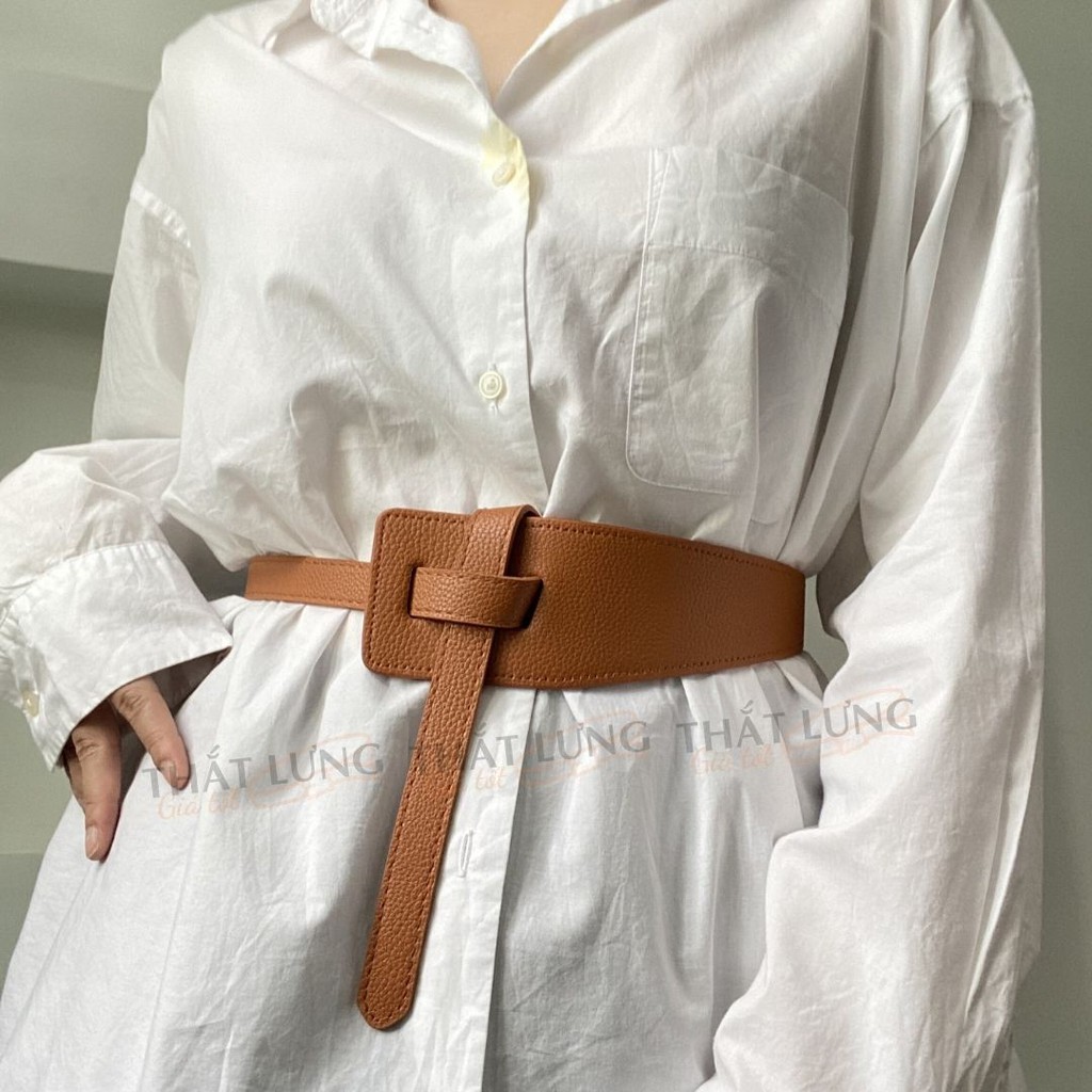 Đai váy da thắt nút, nịt đầm/ vest DV057 - Thắt Lưng Giá Tốt