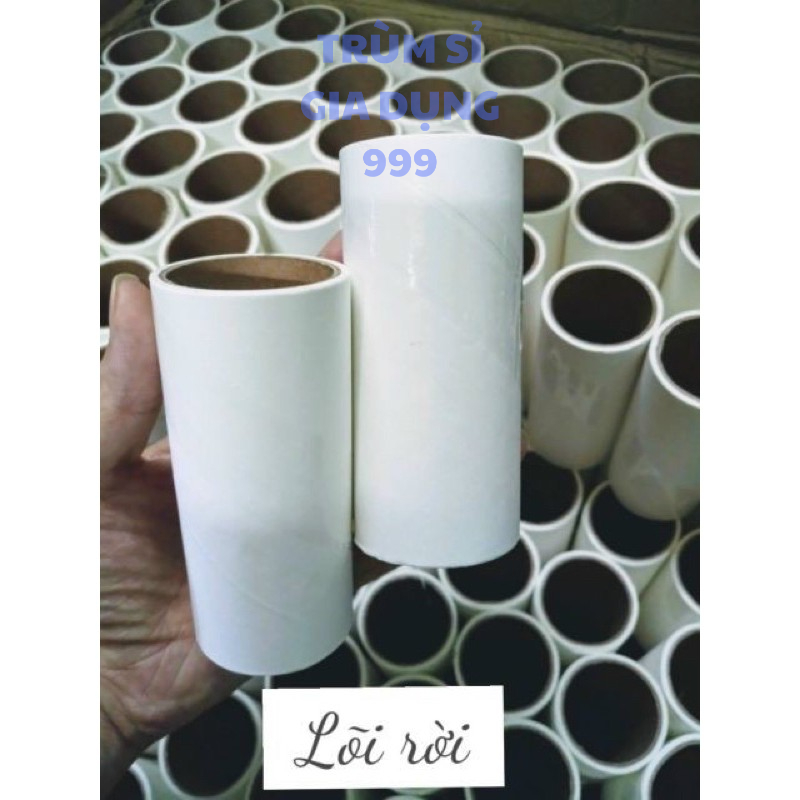 cây lăn bụi quần áo tặng kèm 2 đầu lăn. cây lăn bụi ra giường sofa, lông chó mèo siêu sạch