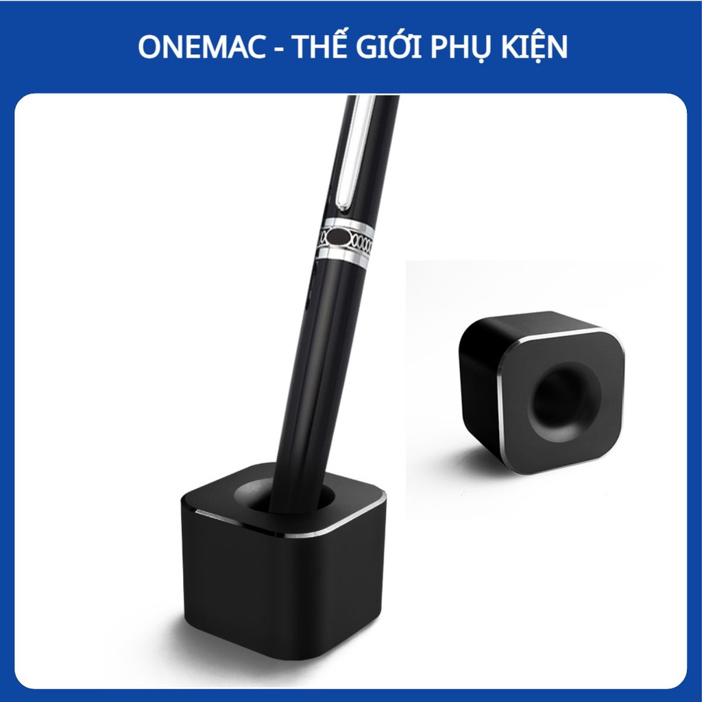 Ống Đựng Bút Nhôm Nguyên Khối Để Bàn Kệ Cốc Cắm Bút cao cấp trang trí bàn làm việc máy tính văn phòng công ty sang trọng