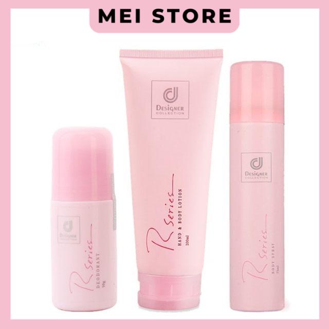 Combo Dưỡng Thể, Lăn Nách Và Xịt Thơm Hương Nước Hoa Rseries Thái Lan