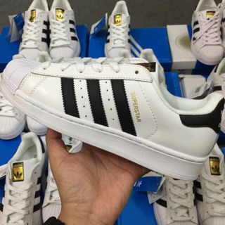 [CÓ SẴN] Giày Adidas Super Star Tem Vàng