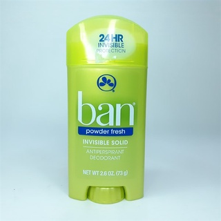 Lăn khử mùi Ban Invisible Solid 73g