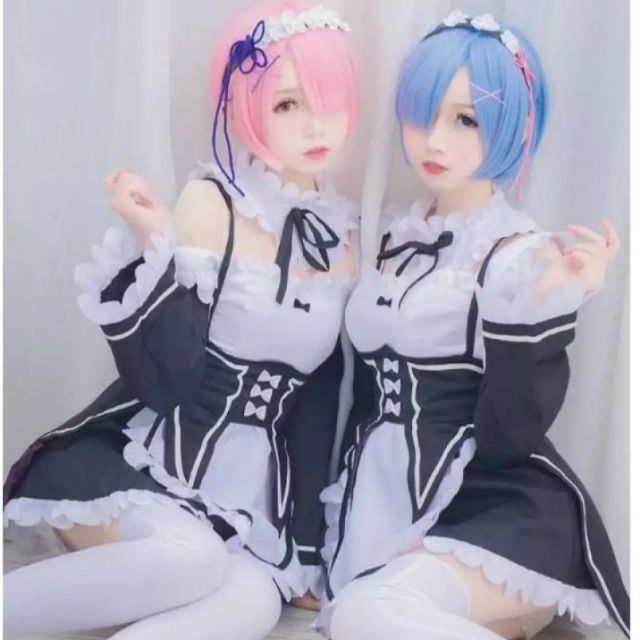 Cosplay ram rem re:zero