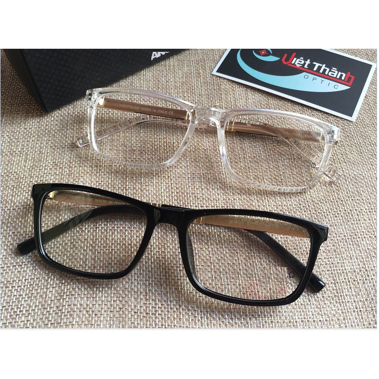 mắt Kính cận vuông trong suốt  kính giả cận nhựa  b1M3
