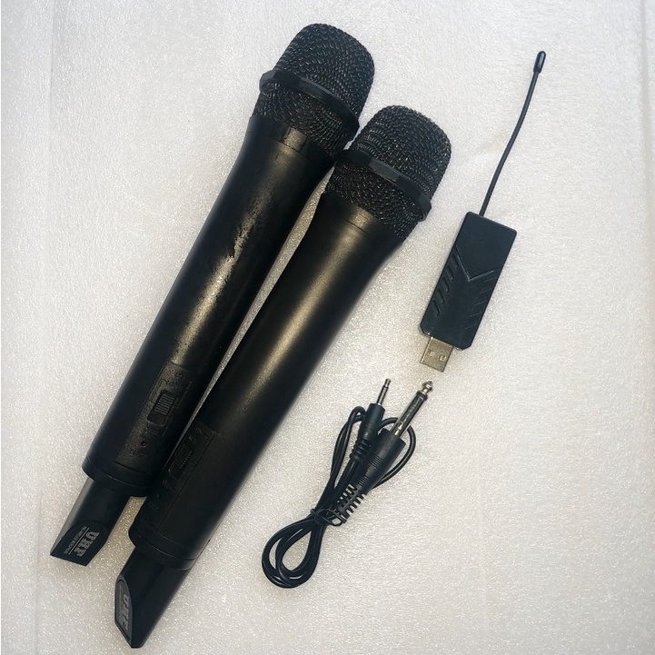 Mic đa năng Q_333 không dây 2 cây..." sóng U " ....độ xa 50m...hàng mẫu mới.