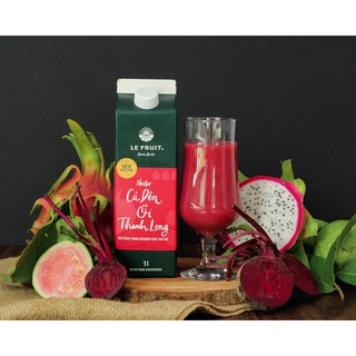 Nước ép nectar ổi, thanh long, củ dền Le Fruit 1L