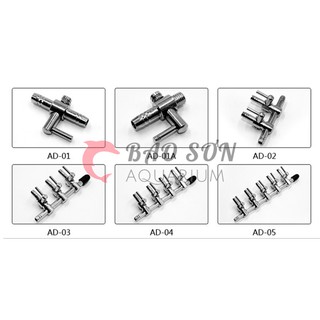 Van chia oxy inox không gỉ có khóa