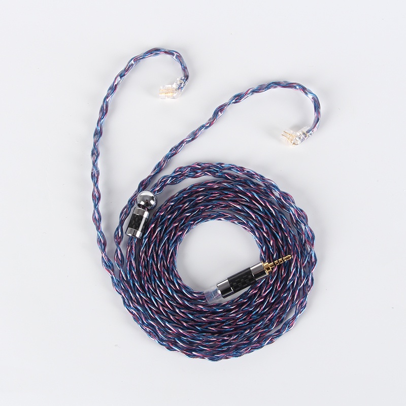 Dây Cáp Tai Nghe 8 Lõi Đồng Mạ Bạc