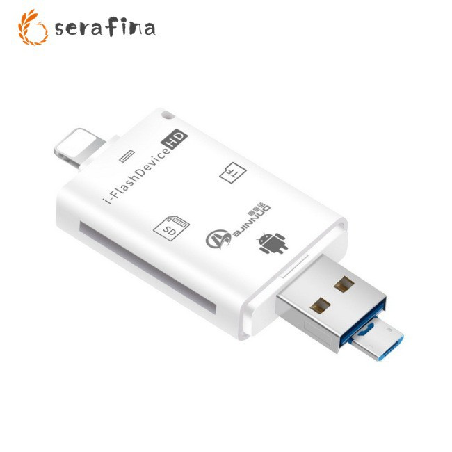 Đầu Đọc Thẻ Nhớ Micro Usb Otg Đa Năng Cho Điện Thoại Apple Android | BigBuy360 - bigbuy360.vn