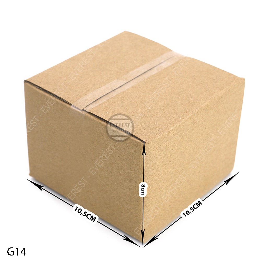 Combo 20 thùng G14 10.5x10.5x8 giấy carton gói hàng Everest