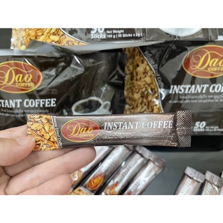 Dao Coffee, Instant Coffee ( cà phê đen), 100g(50gói) MẪU MỚI
