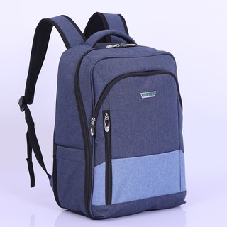 Balo du lịch SAKOS OMEGA i15 (Xanh đen phối xanh lợt)