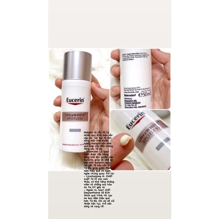 kem dưỡng trắng da eucerin