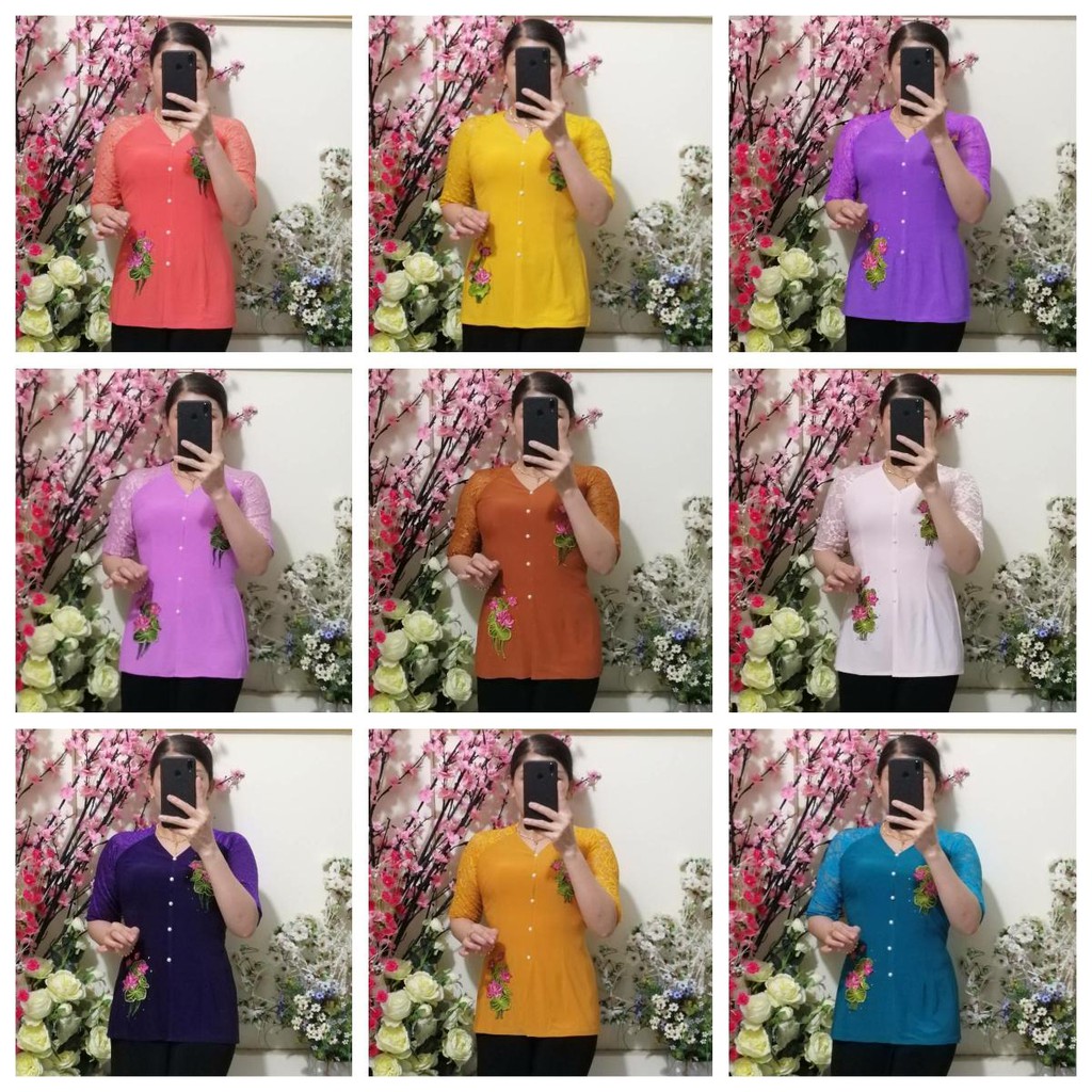 Áo Bà Ba Tay Ren - Nhiều Size