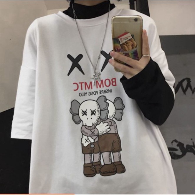 ÁO THUN, ÁO PHÔNG TAY LỠ UNISEX FORM RỘNG PC OVERSIZE M45 KL SHOP HP SHOP THUYLIENSHOP