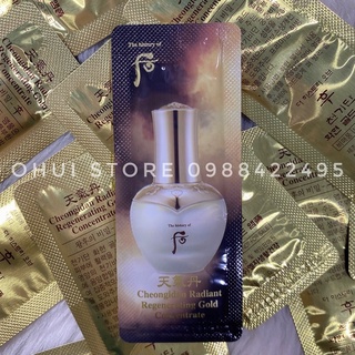 100 gói TINH CHẤT VÀNG HOÀNG KIM Whoo Radiant Regenerating Gold Concentrate