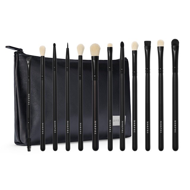 Set cọ mắt Morphe 12 cây kèm túi đựng Eye Obsessed