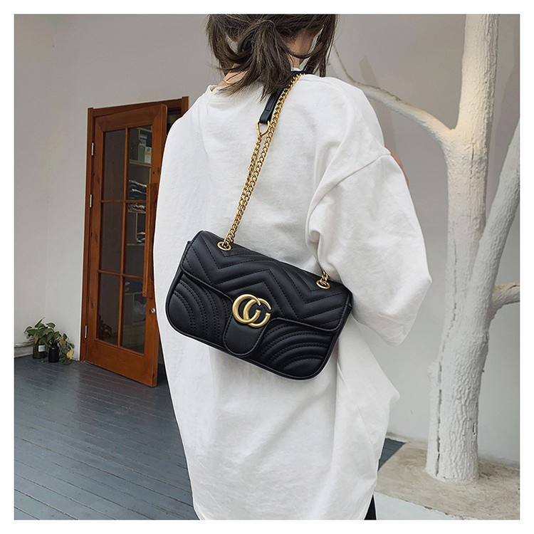 Túi xách nữ G.C da cao cấp  đeo chéo đeo vai kẹp nách đi tiệc  Quảng Châu cao cấp size 22  siêu hót GC800