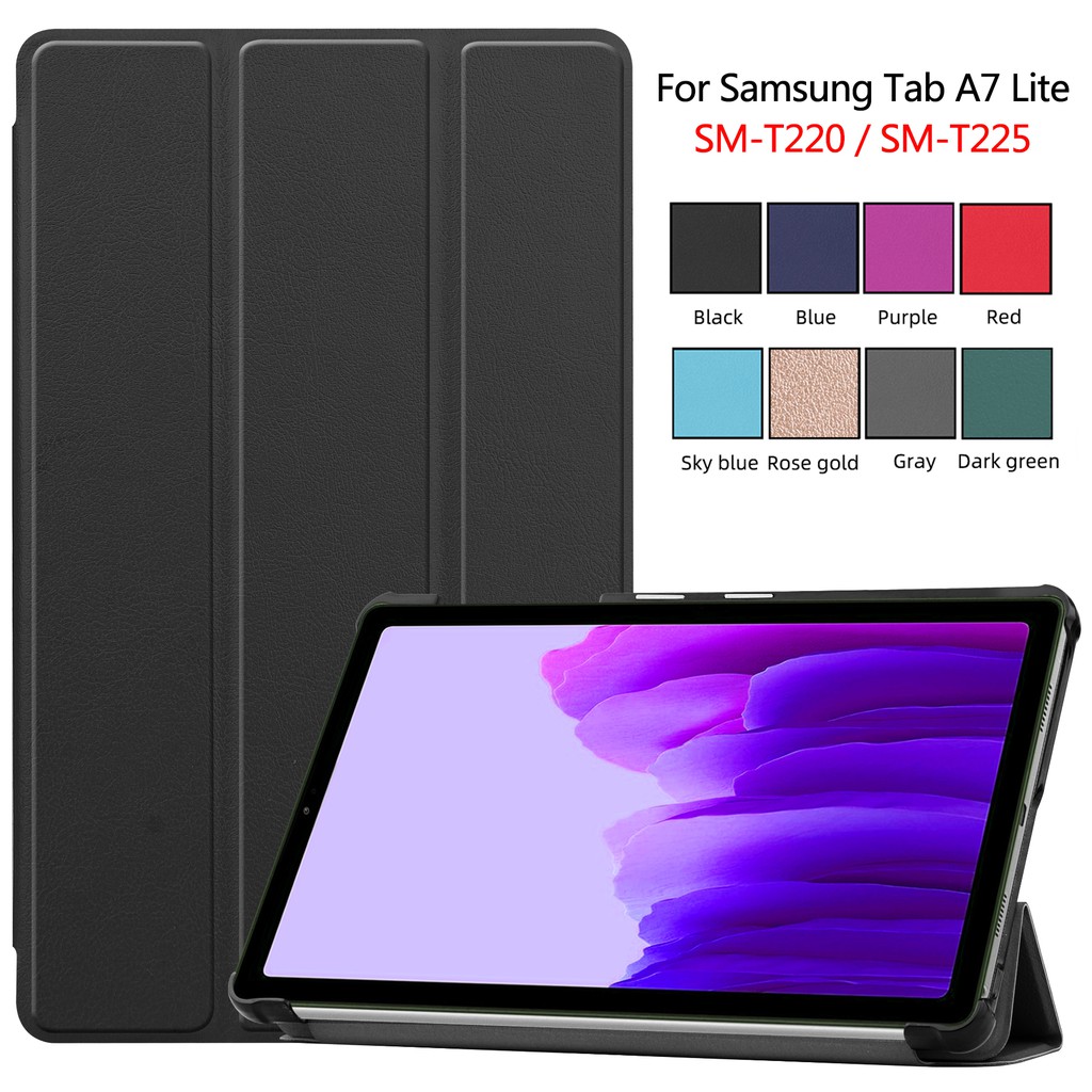 Bao Da Nắp Gập Thời Trang Cho Samsung Galaxy Tab A7 Lite 8.7 Inch Sm-T220 Sm-T225 | WebRaoVat - webraovat.net.vn