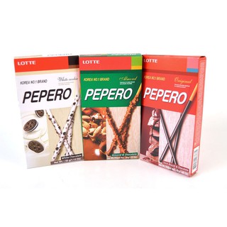 Bánh que Lotte Pepero nhiều vị 37g