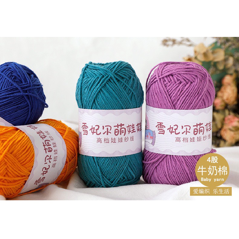 Len Baby Yarn Loại 1 - Mã 51 - 67/ Loang 101 - 120