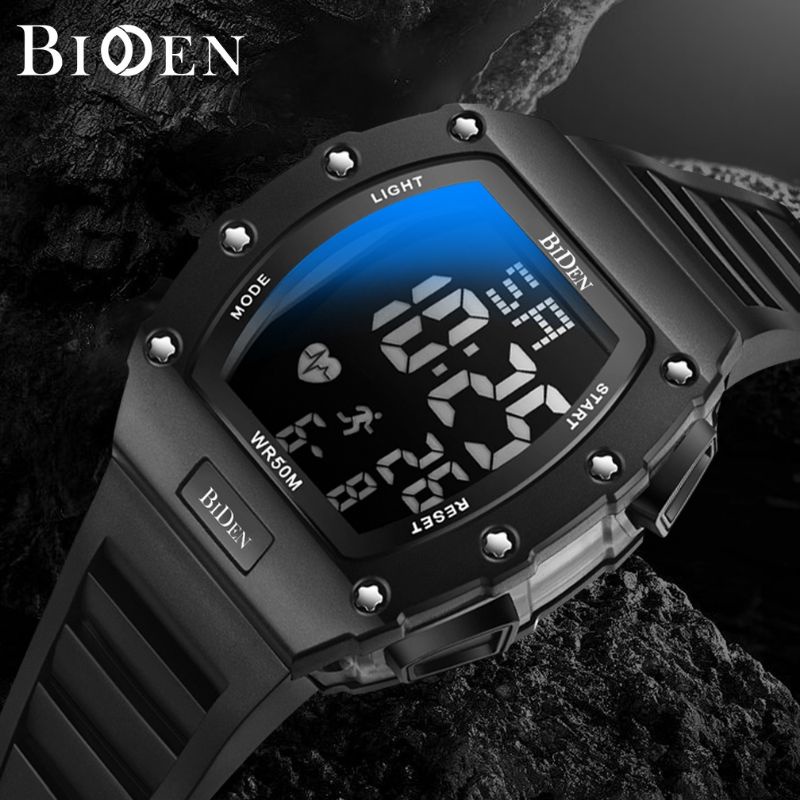 Mới Nhất Đồng Hồ Điện Tử Thể Thao BIDEN S8010 100% Chống Nước