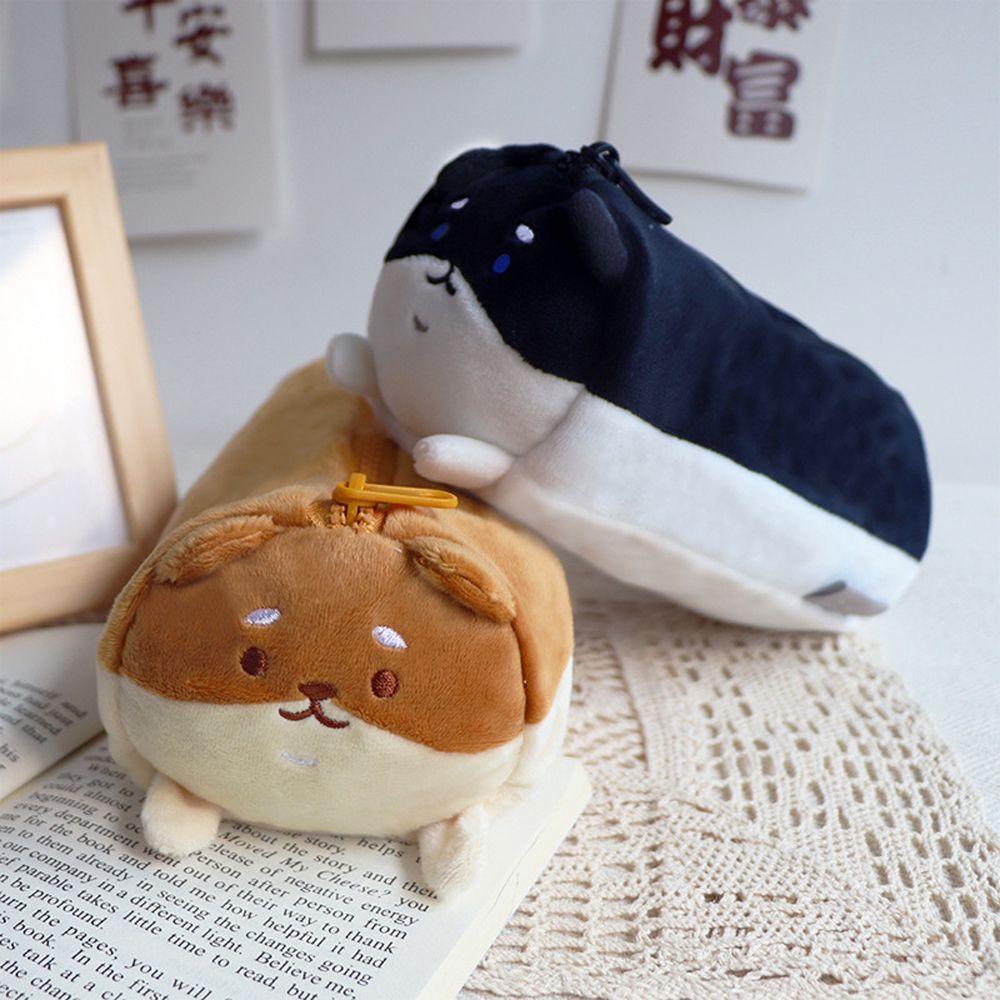 Túi Đựng Bút Hình Chó Shiba Xinh Xắn