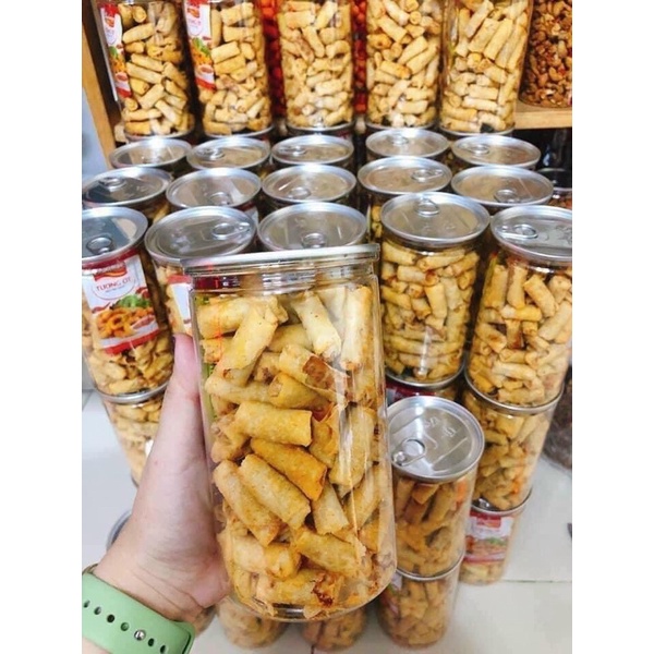 SNACK CHẢ GIÒ TÔM SẤY MINI  250g