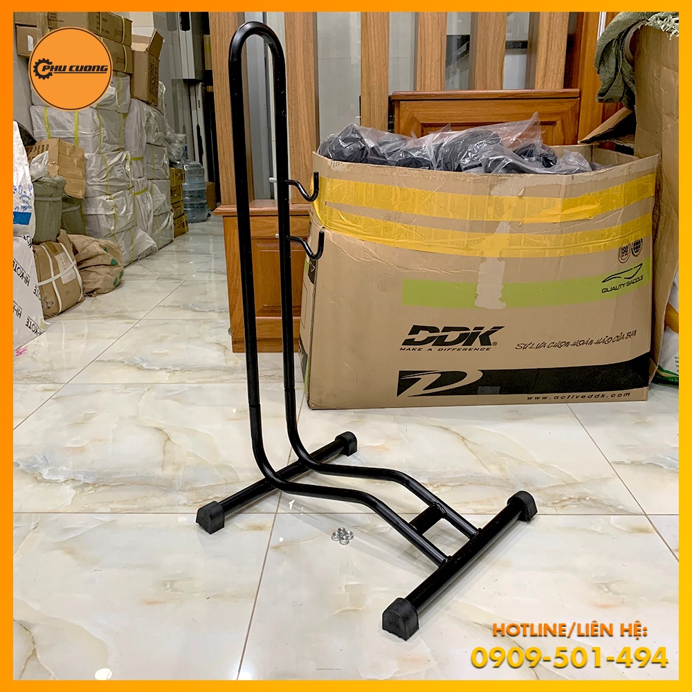 Kệ Dựng - Chân Chống 2 Móc Giữ Cân Bằng Xe Đạp Đa Chức Năng - Giúp Hộ Trợ Kiểm Tra, Bảo Dưỡng Xe Đạp
