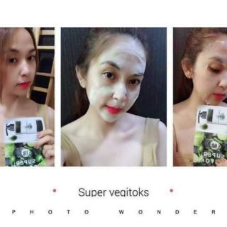 MẶT NẠ THẢI ĐỘC RAU CỦ QUẢ SUPER VEGITOKS MASK