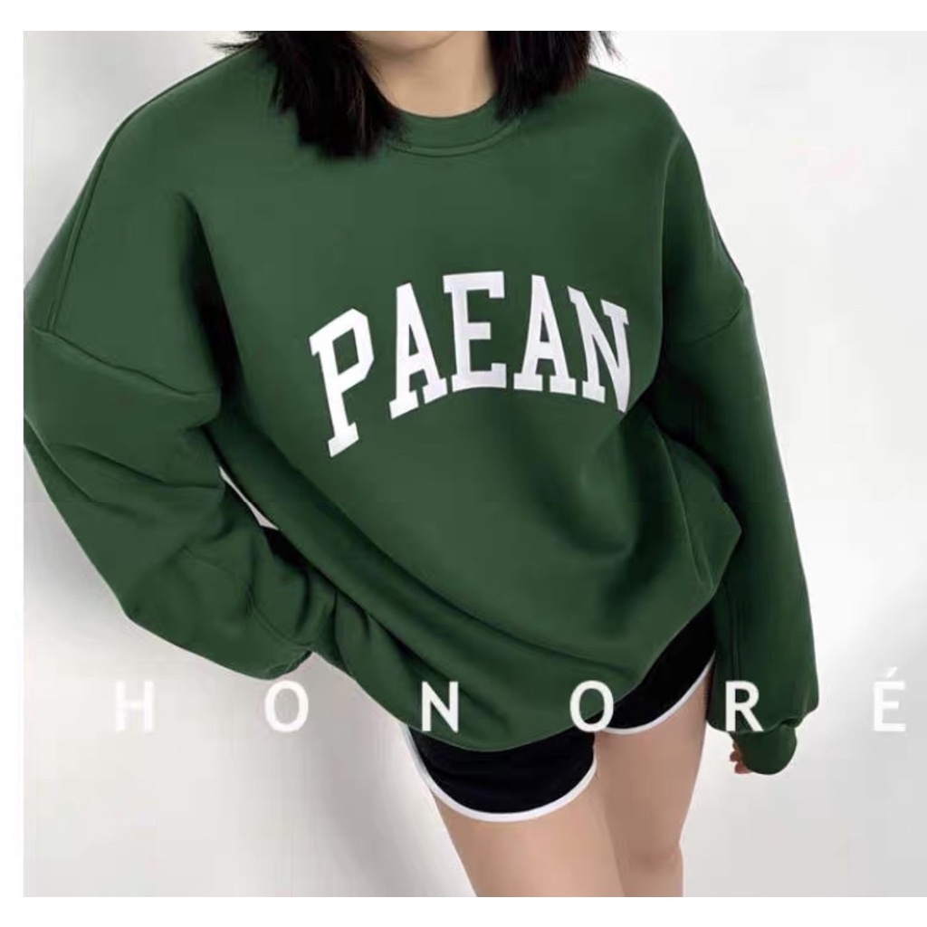 Áo Nỉ Sweater Xanh Rêu Năng Động, Áo Nỉ Mẫu Mới Mùa Đông 2022 𝘽𝙮.𝘾𝙖𝙢𝙘𝙖𝙢